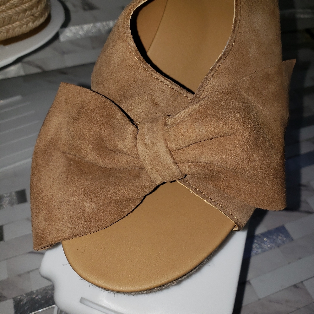 Ugg Camilla Suede Bow Espadrille Sandal - Picture 4 of 13